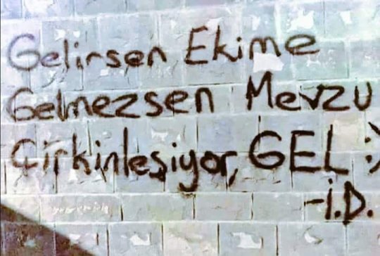 Gelirsen Ekime - Duvar Yazısı